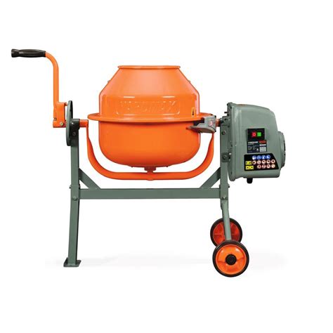Yardmax 16 Cu Ft Concrete Mixer Ym0046 The Home Depot In 2021