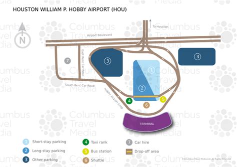 Houston Hobby Airport Terminal Map