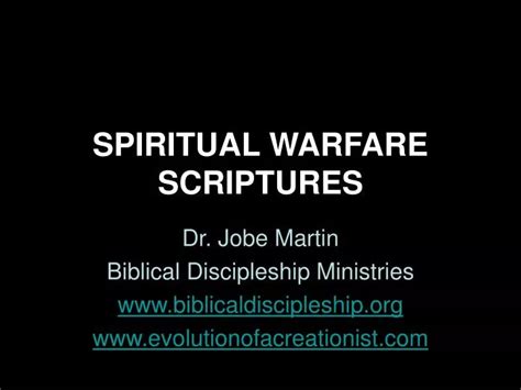 Ppt Spiritual Warfare Scriptures Powerpoint Presentation Free