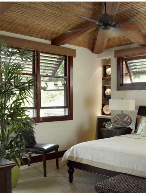 View more hawaiian style beds here. Tropical windows and bamboo ceiling...sigh | Tropical ...