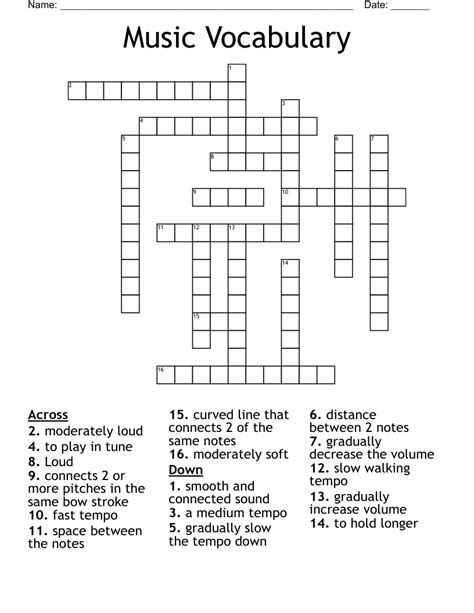 Hold A Musical Note Crossword F1 Ultimate