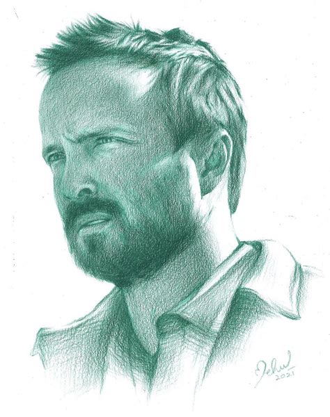 My Drawing Of Jesse Pinkman Using Coloured Pencils Rbreakingbad
