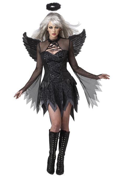 Sizzling Fallen Angel Costume Adult Dark Angel Costumes