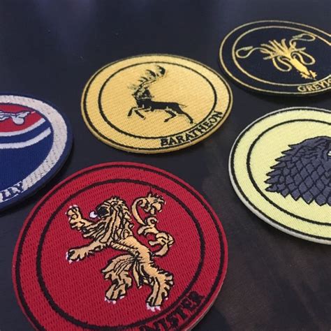 Game Of Thrones House Patches⚔️support Your Favorite House Or All