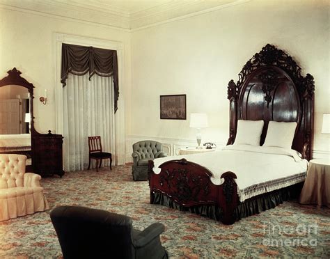 Lincolns Bedroom At Early White House By Bettmann