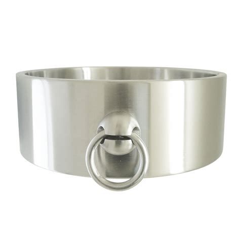 High Quality Heavy Duty Stainless Steel Locking Slave Collar Fetish Choker Sexual Desire Neck In