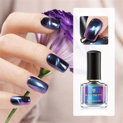 Check spelling or type a new query. BORN PRETTY 6ml Chameleon 3D Magnetic Cat Eyes Nail Polish DIY Image Aurora Series Nail Art ...