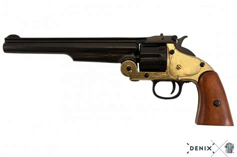 Revolver Smith And Wesson Cal 45 Schofield Usa 1869 Reenactor In Metallo