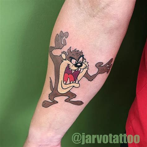 Tasmanian Devil Looney Tunes Tattoos