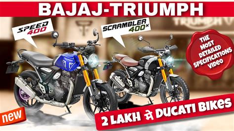 Finally Bajaj Triumph Motorcycles Speed Scrambler X Launched