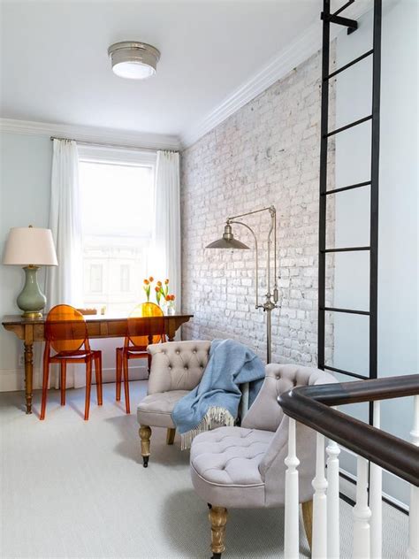 Create A Chic Statement With A White Brick Wall Brick Wall Living