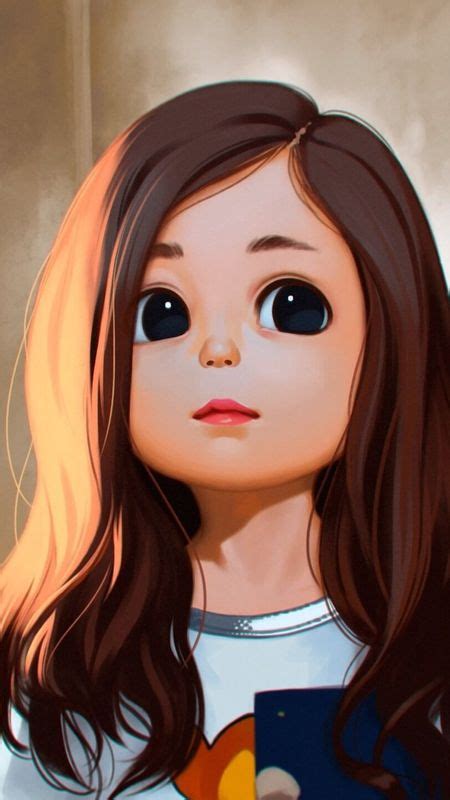 Cute Cartoon Girl Cute Girl Wallpaper Download Mobcup