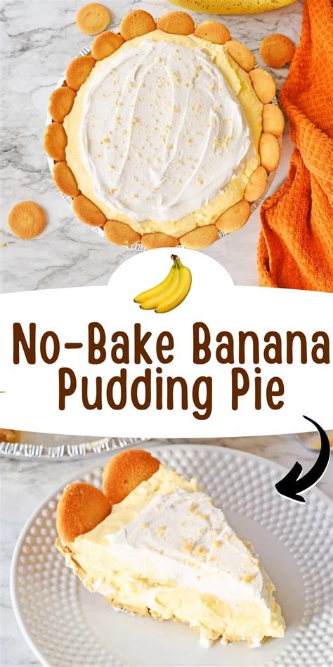 Easy Banana Pudding Pie No Bake Recipe