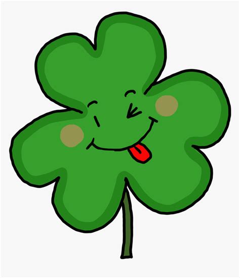 Shamrock Irish Clover Ireland Luck Leprechaun Cartoon Hd Png