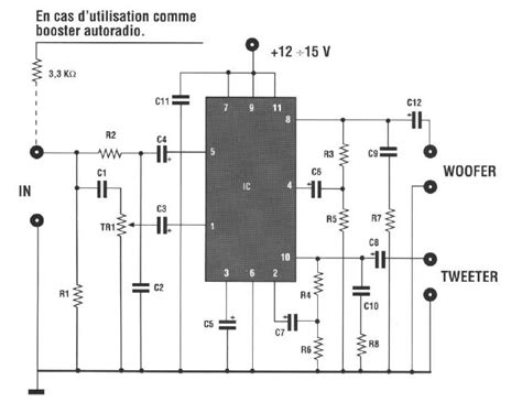 Schema Amplifier 20 Watts Bf 2 Way Circuit Schematic With Explanation