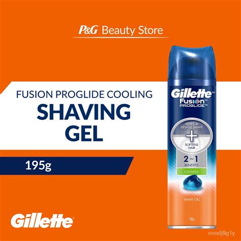 Gillette Fusion Proglide Cooling Shave Gel 195g Shopee Philippines