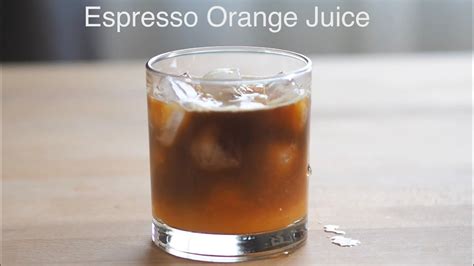 Espresso Orange Juice ครัวบ้าน Kt Youtube