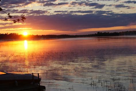 Sunrise at Arran Lake, Ontario. | Sunrise sunset, Sunrise, Sunset