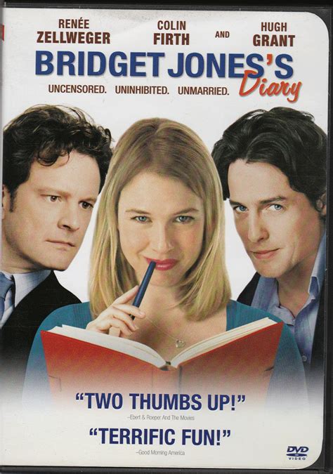 Dvd Bridget Jones S Diary Starring Renee Zellweger Coling Firth And Hugh Grant Chick Flicks