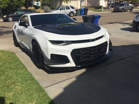 Zl1 1le extreme track performance pkg: 6th generation white 2018 Chevrolet Camaro ZL1 1LE For ...