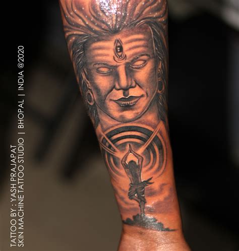 Modern Lord Shiva Tattoo