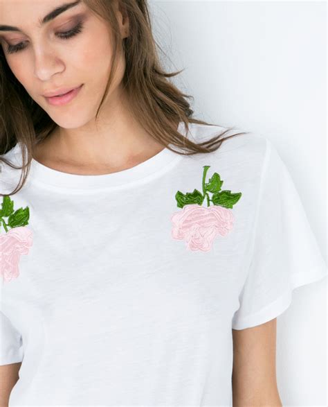 Embroidered Cotton T Shirt Fashionnoiz