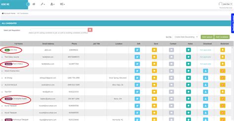 Applicant Tracking System How To View Newupdated Candidates