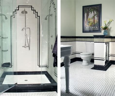 Art Déco Le Style De Décoration Glamour Art Deco Bathroom Art Deco