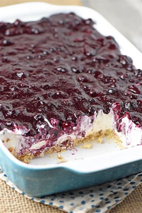Irresistible Easy No Bake Blueberry Cream Pie Whip Up Dessert In No