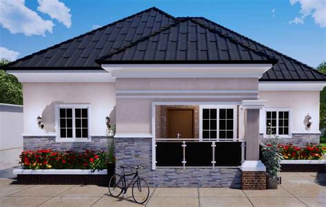 Floor Plan Bedroom Bungalow House Plans In Nigeria Viewfloor Co