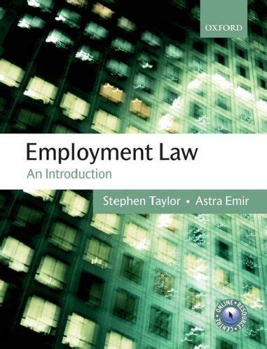 Employment Law An Introductionstephen Taylor Astra Emir