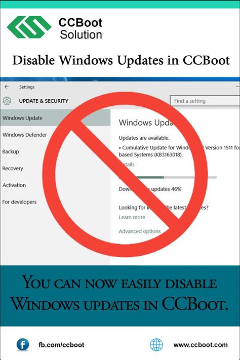 Ccboot Disable Windows 10 Updates In Ccboot Diskless