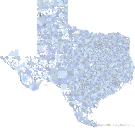 Tx Zip Map