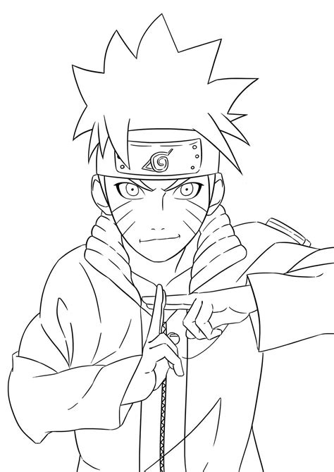 Naruto Lineart By Katsuo Shi On Deviantart