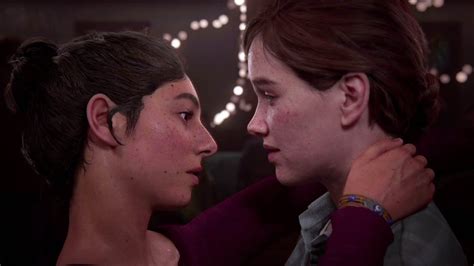 All Ellie And Dina Romance Scenes In Last Of Us Part 2 Youtube