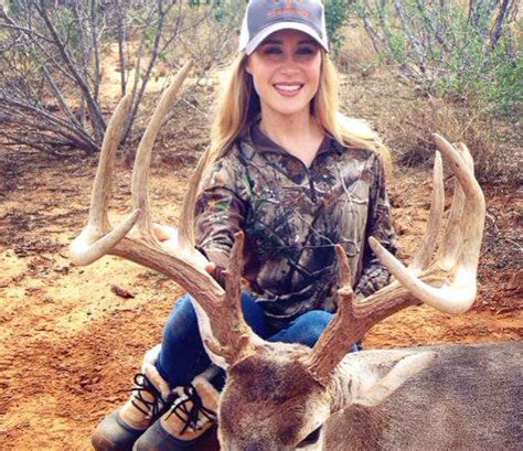 Girl Holding Deer Rack Blank Template Imgflip