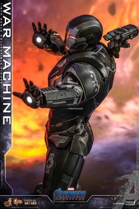 Avengers Endgame War Machine And Hawkeyeronin Figures By Hot Toys