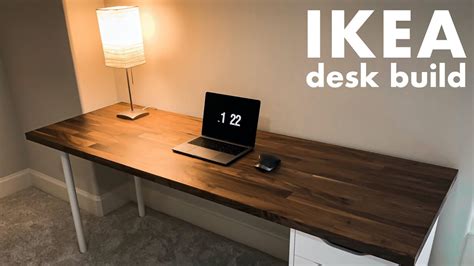 Ikea Desk Build Karlby 74 Youtube