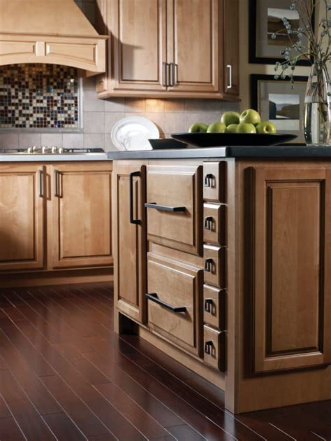 You can take a maple cabinet in any design direction, painting or finishing it in a variety of popular kitchen cabinet colors. Amerock BP55275BBR Black Bronze Blackrock 3 Inch Center to ...