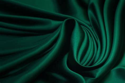 Premium Photo Texture Texture Of Green Silk Fabric Beautiful Emerald Green Soft Silk Fabric