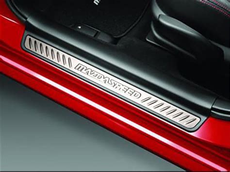 2011 Mazda Mazda3 Door Sill Trim Plates Stainless Steel With Mazdaspeed
