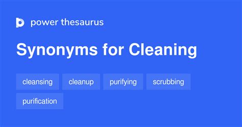 cleaning synonyms 650 words and phrases for cleaning
