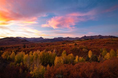 Dallas Divide Autumn Sunrise San Juan Mountains Colorado Joseph