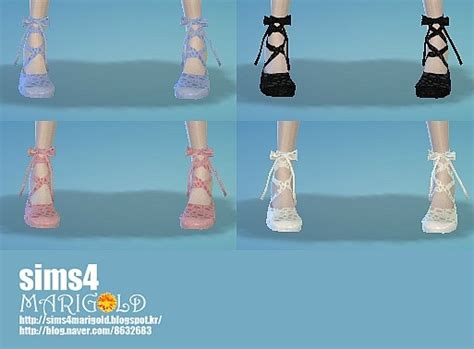 Sims 4 Ballet Shoes Cc