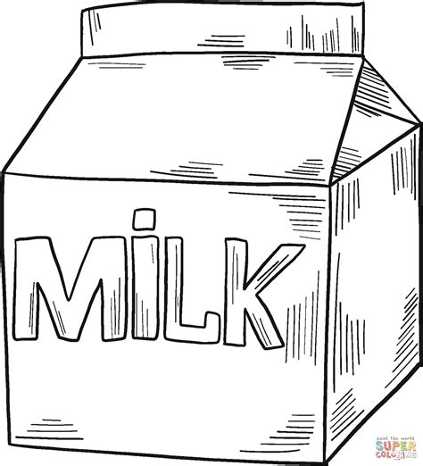 Milk Jug Coloring Page Coloring Pages