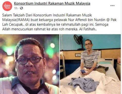 Nik ahmad shaiffudin b nik him. Pak Lah Cecupak meninggal dunia akibat kanser usus ...