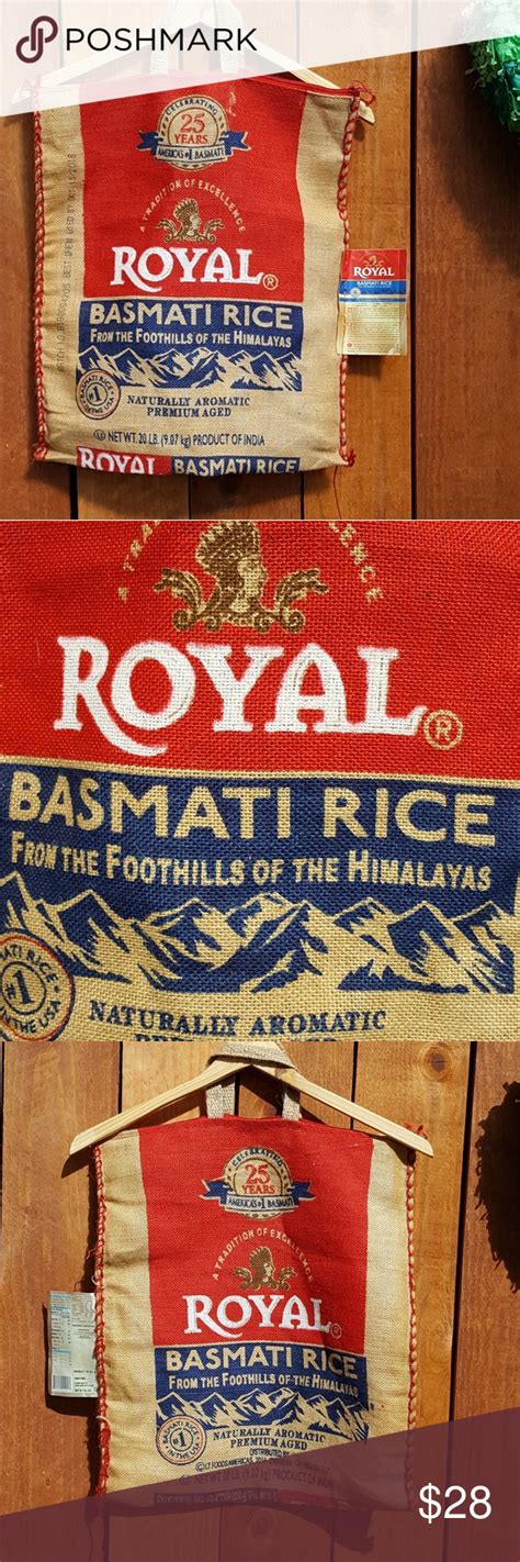 Buy tilda branded pure and original basmati rice 10kg online. Basmati Rice Burlap Sac Zippered Bag Such a unique bag ...