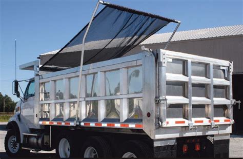 Electric Dump Truck Tarp System 4 Spring Aluminum 11529 Us Tarp