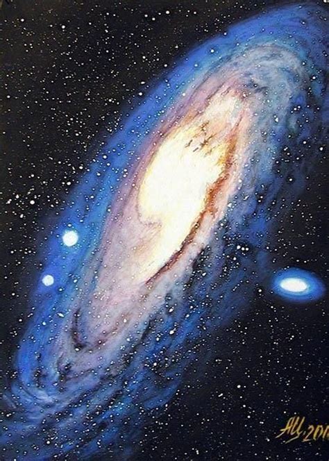 Andromeda Art Galaxy Andromeda Painting Andromeda Galaxy Galaxy