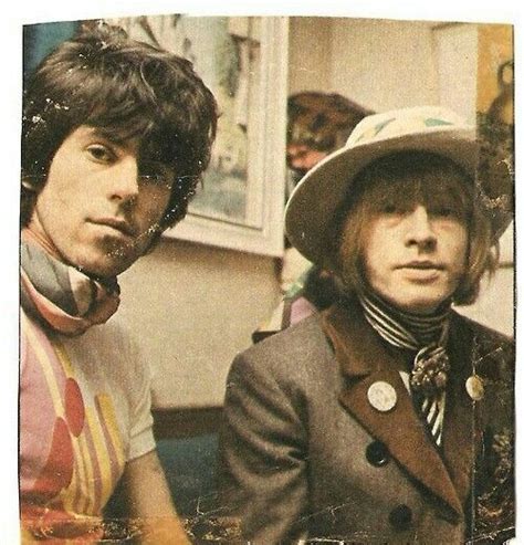Keith Richards And Brian Jones Of The Rolling Stones Brian Jones